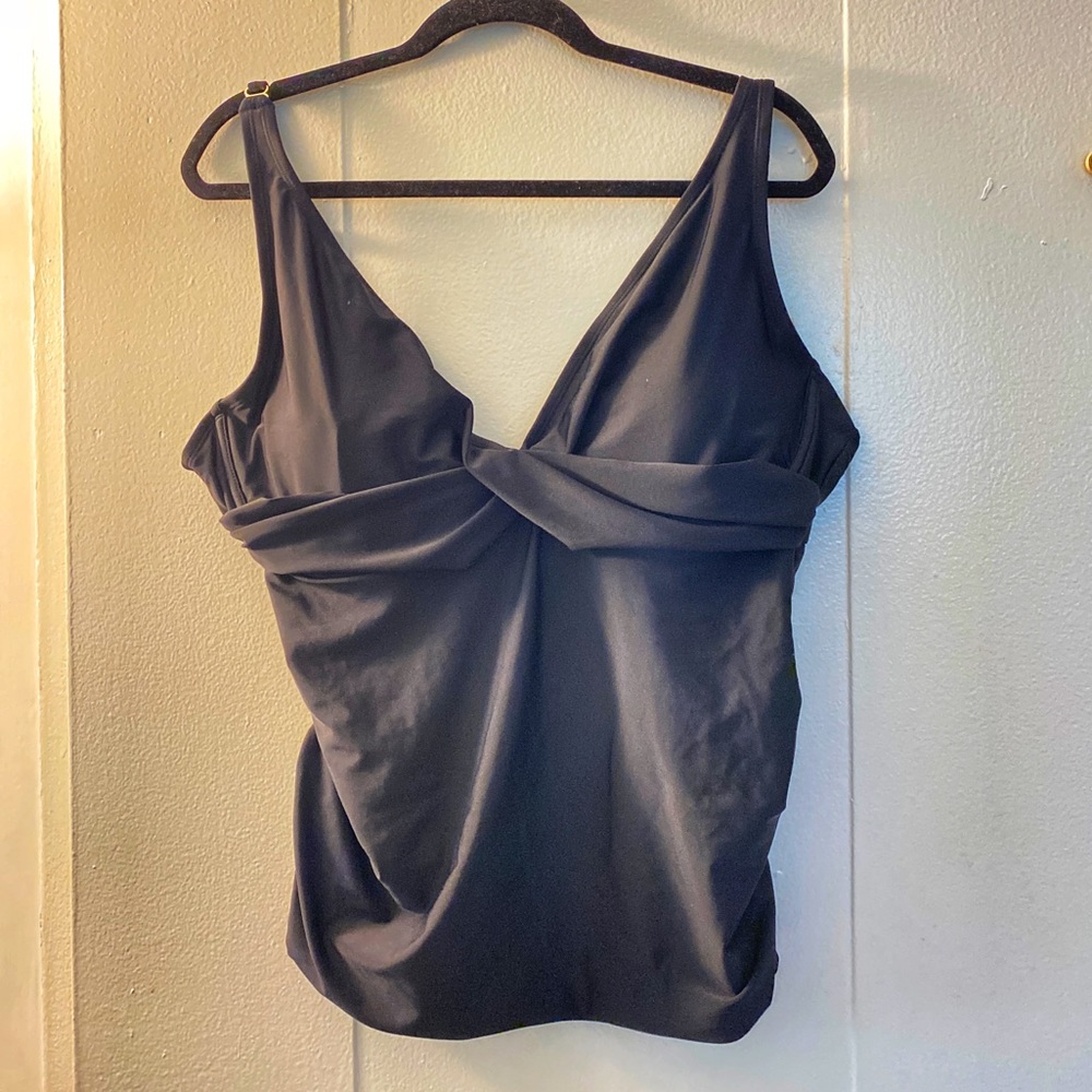 NWT! Wrap Front Tankini cup size 40D